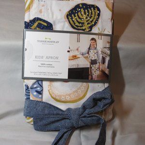 threshold kids hanukkah apron